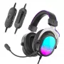FIFINE H16 headset gaming RGB com som surround 7.1 - preto