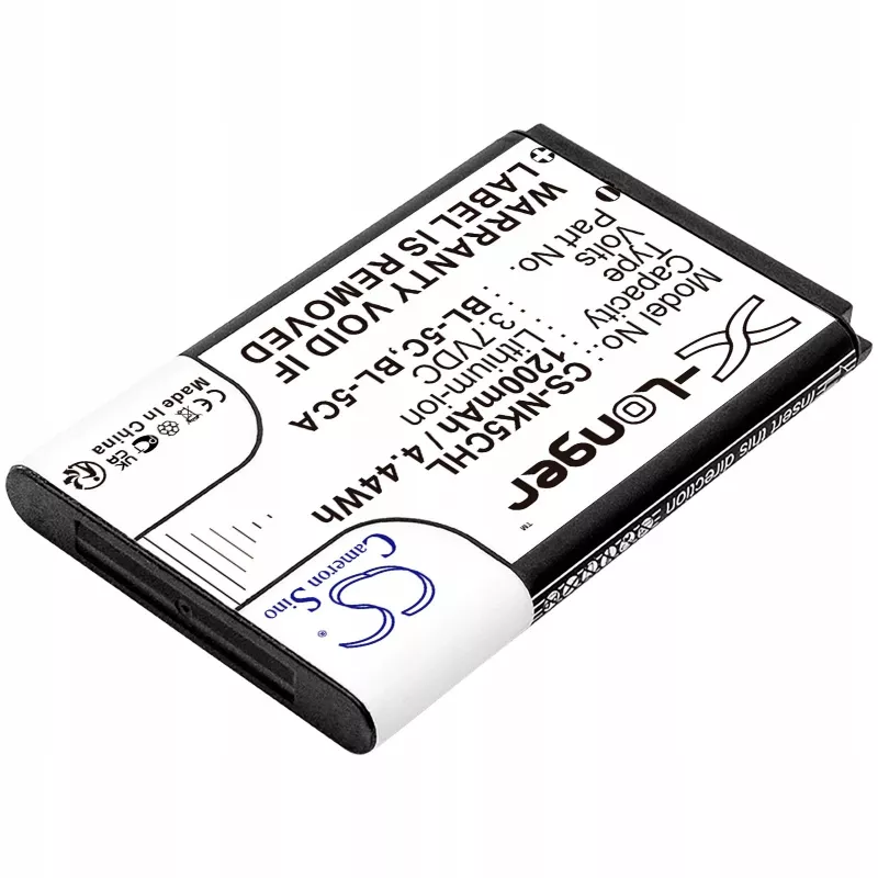 Cameron Sino bateria Li-ion 1200mAh para Nokia BL-5C, BL-5CA, Teltonika, Lark BL-6SP