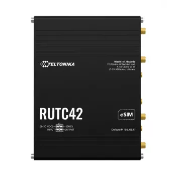 Router industrial Teltonika Networks RUTC42 (UK) 4G/Wi-Fi 6 Dual-Band