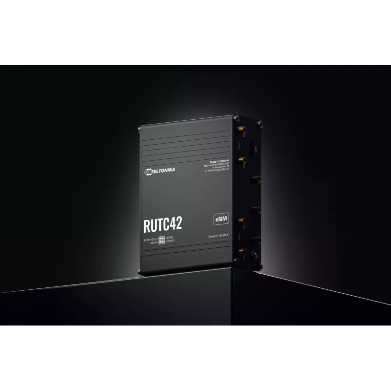 Router industrial Teltonika Networks RUTC42 (UK) 4G/Wi-Fi 6 Dual-Band