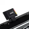 Gestão de alimentação para placas gráficas Aqua Computer AMPINEL 12V-2x6, 650 W, OLED, RGBpx - Tipo B