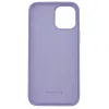 Capa de silicone Premium Soft Touch Evelatus para Apple iPhone 12 Pro Max lilás pálido