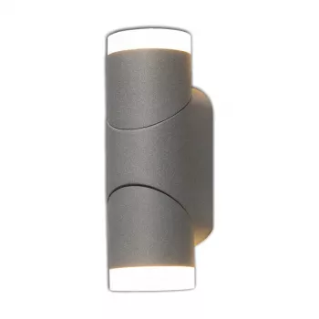 Sano candeeiro de parede LED com sensor, 2x6W, IP65