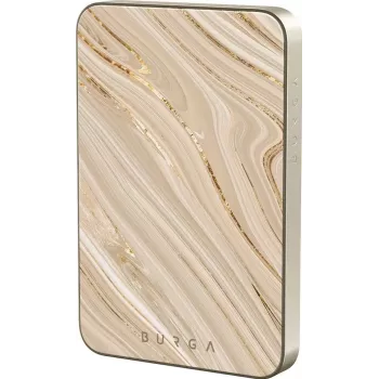 Powerbank magnética BURGA 5000 mAh Full Glam Gold