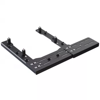 Placa de extensão para suporte de cadeira VIRPIL Controls, 140mm - preto