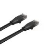 Cabo plano UNITEK Cat.6 UTP 10m preto RJ45 Snagless Gigabit Ethernet