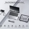 UNITEK Mag-Fold suporte magnético dobrável para telefone, tablet e portátil com função de tripé, cinzento espacial
