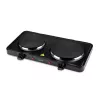 MEO MR-772-2 Placa de Fogão Dupla 2500W, Queimadores de Ferro Fundido, Esmaltada