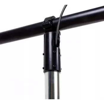 B-TECH AV SYSTEM 2 - Suporte de Fixação em Trave para Hastes Ø50mm (Preto)