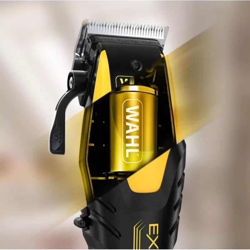 Wahl EXTREME GRIP máquina de cortar cabelo 3031752 | máquina de cortar cabelo com alimentação elétrica com 9 pentes codificados por cor