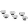 Thermal Grizzly DeltaMate tampões de fecho, latão - níquel brilhante, pack de 6