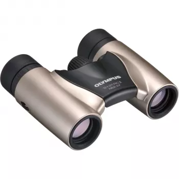 OM System Slim 8x21 RC II binóculos em dourado champanhe