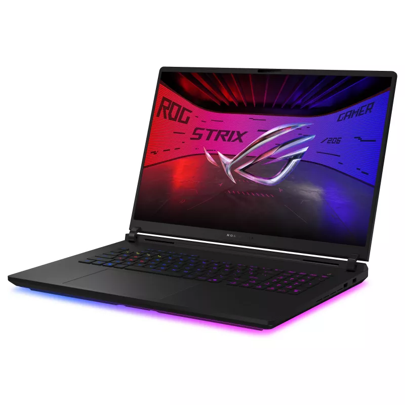 ASUS ROG Strix Scar 18 G835LXG-TQ328W portátil gaming, 18 polegadas QHD+ 240Hz, Intel Core i9, RTX 5090, 128GB RAM, 8TB SSD, Win11 Home, teclado alemão