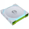 Lian Li UNI FAN SL FLEX Wireless ARGB ventoinha 120mm pack de 3 branco