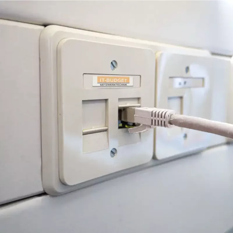 IT-BUDGET cabo de rede Cat.6A S/FTP LSZH, 0,5 m, branco, 10Gbps, PoE+, 600MHz, cobre