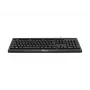 MediaRange MROS109-GR teclado USB com fio, layout grego QWERTY, preto, 105 teclas, membrana, cabo de 1,5 m