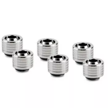 Thermal Grizzly DeltaMate conexão de compressão, latão - níquel brilhante, ST13, pack de 6