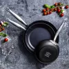 GreenPan Barcelona conjunto de frigideiras 3 peças 20/24/28 cm preto cerâmica antiaderente