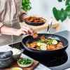 GreenPan Barcelona conjunto de frigideiras 3 peças 20/24/28 cm preto cerâmica antiaderente