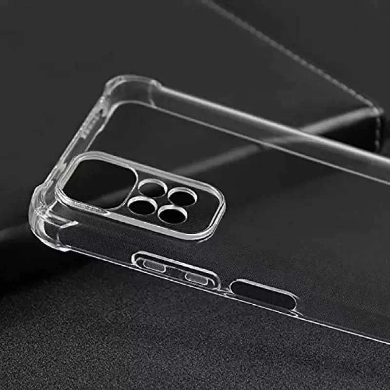 Evelatus Xiaomi Redmi Note 11/11S capa de silicone à prova de choque militar TPU transparente