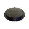 Tampa de jardim para esgoto 780PE-B A15 preta tampa de poço HDPE