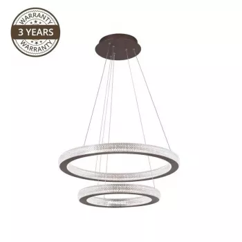 Candeeiro de suspensão Rich 19111-M 63W LED cromado