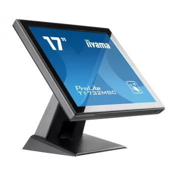 Iiyama ProLite T1732MSC-B5X monitor LED tátil 17 polegadas SXGA 5:4 10 pontos com HDMI, DisplayPort, VGA, hub USB e altifalantes