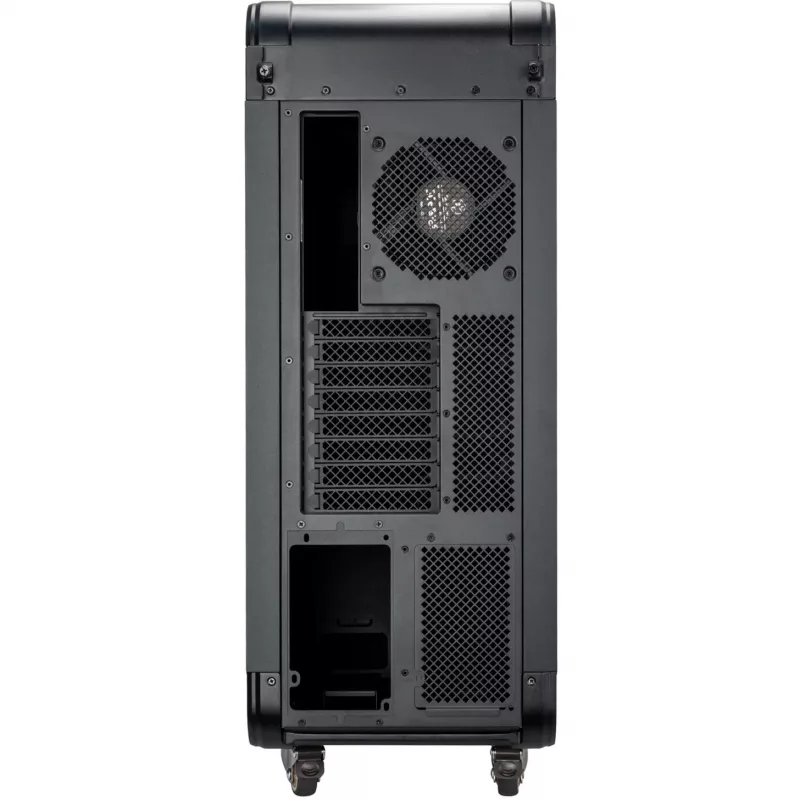 Caixa torre Micro-ATX SilverStone Technology ALTA G1M - Preto, vidro temperado, rotação da motherboard a 90°, ventoinha Air Penetrator 180mm