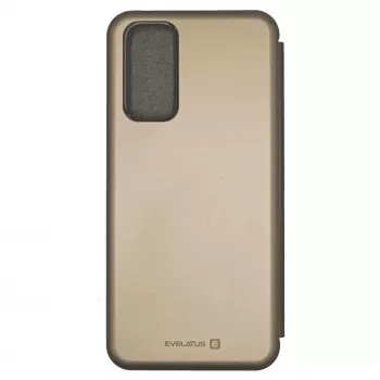 Capa tipo livro Evelatus Xiaomi Redmi Note 10S / Poco M5s Dourado
