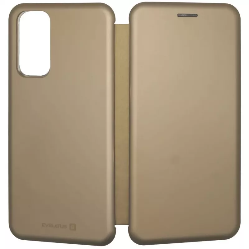 Capa tipo livro Evelatus Xiaomi Redmi Note 10S / Poco M5s Dourado