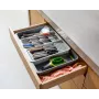 Organizador de talheres extensível Joseph Joseph DrawerStore, Cinzento