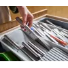 Organizador de talheres extensível Joseph Joseph DrawerStore, Cinzento