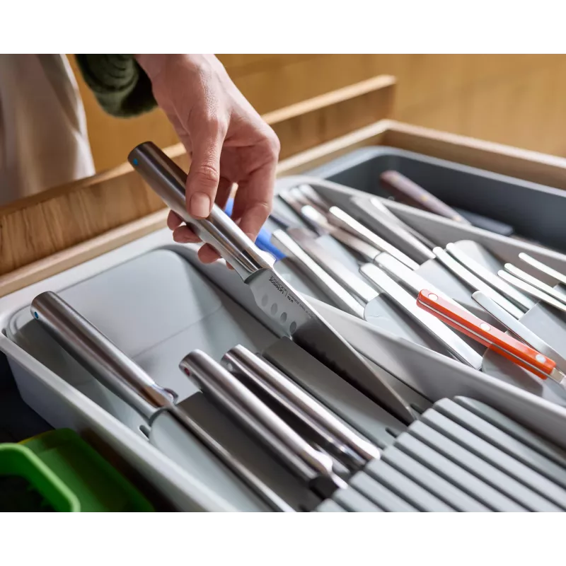 Organizador de talheres extensível Joseph Joseph DrawerStore, Cinzento