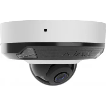 Câmara IP dome Ajax DomeCam Mini 5MP, objetiva 2,8 mm, Branco