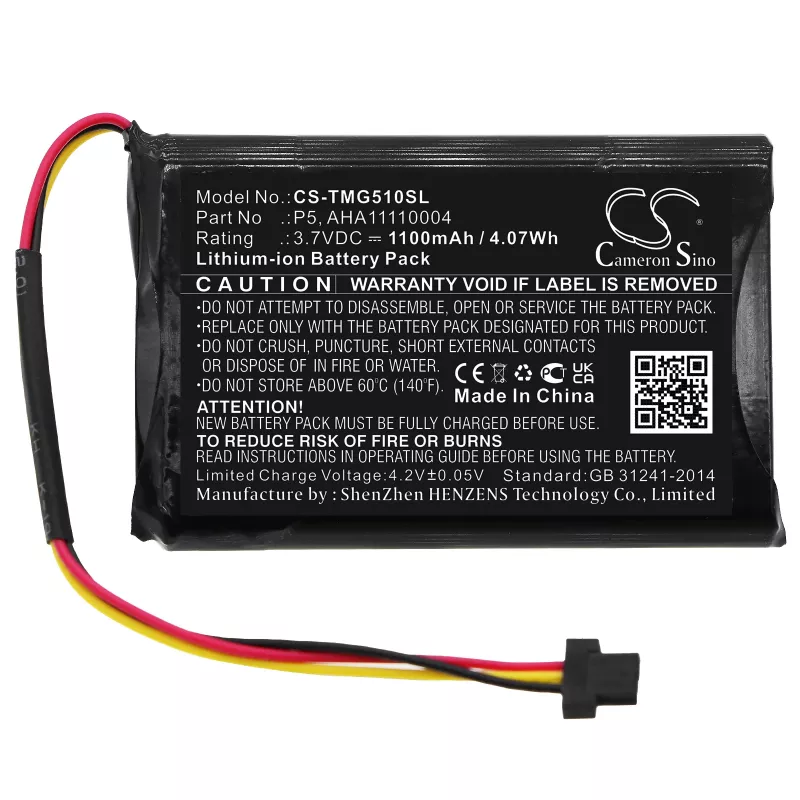 Cameron Sino bateria para TomTom GO 510/520, VIA 62