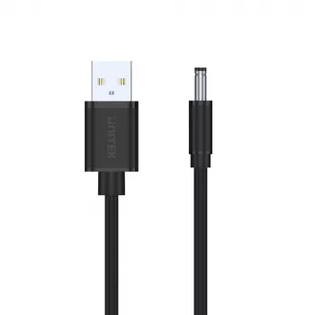Cabo de alimentação UNITEK USB para DC 3,5x1,35mm 5V 2A 1,5m preto
