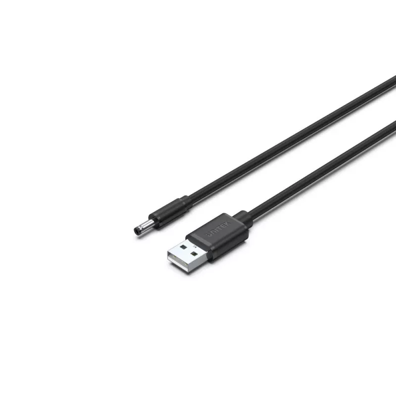 Cabo de alimentação UNITEK USB para DC 3,5x1,35mm 5V 2A 1,5m preto