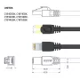 Cabo de rede UNITEK Cat.7 S/FTP 2,0 m, 10 Gbit/s, 600 MHz, fichas RJ45 banhadas a ouro, preto