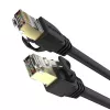 Cabo de rede UNITEK Cat.7 S/FTP 2,0 m, 10 Gbit/s, 600 MHz, fichas RJ45 banhadas a ouro, preto