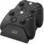 Estação de carregamento dupla Venom Twin Docking para Xbox Series X|S e Xbox One - carregador para dois comandos com 2x baterias NiMH 850 mAh - indicadores LED - preto