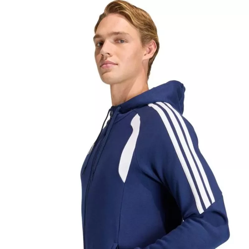 adidas Tiro 26 League Casaco com capuz e fecho de correr integral para homem, Navy Blue L