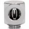 Thermal Grizzly DeltaMate Adaptador rotativo 90° G1/4 polegadas - níquel brilhante