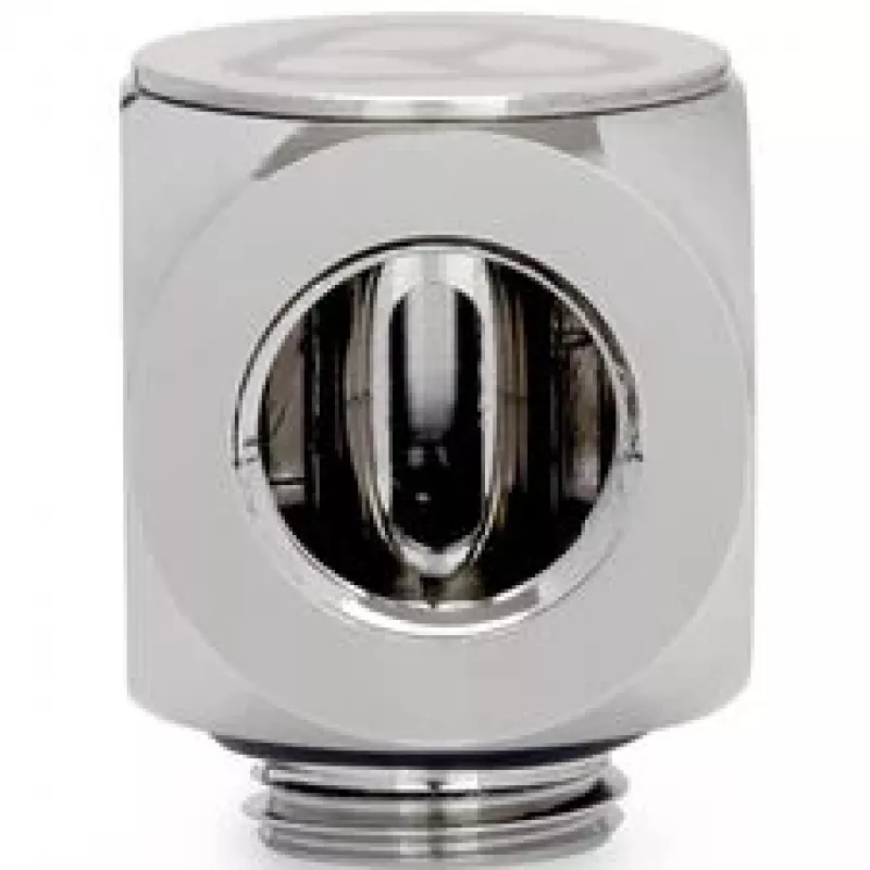 Thermal Grizzly DeltaMate Adaptador rotativo 90° G1/4 polegadas - níquel brilhante