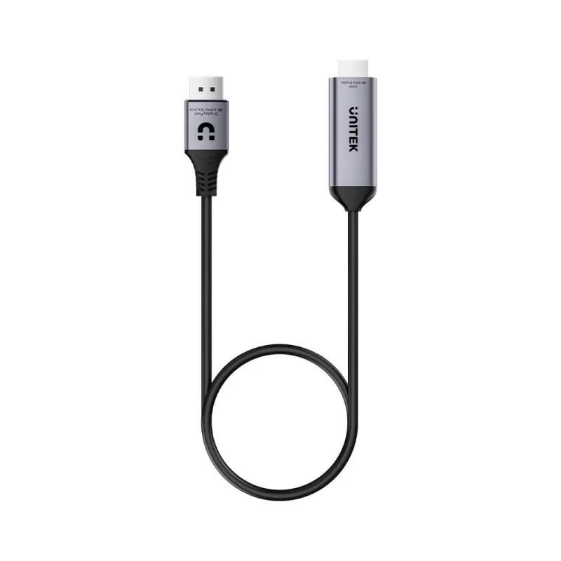 Cabo ativo DisplayPort 1.4 para HDMI 2.1 UNITEK 8K@60Hz HDR DSC 1,8m