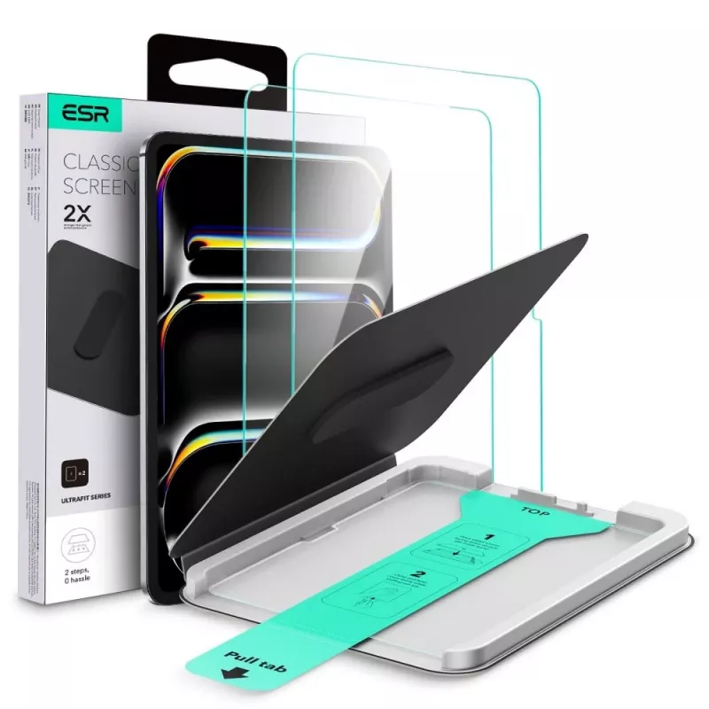 Proteção de ecrã em vidro temperado ESR Ultrafit para Apple iPad Pro 11
