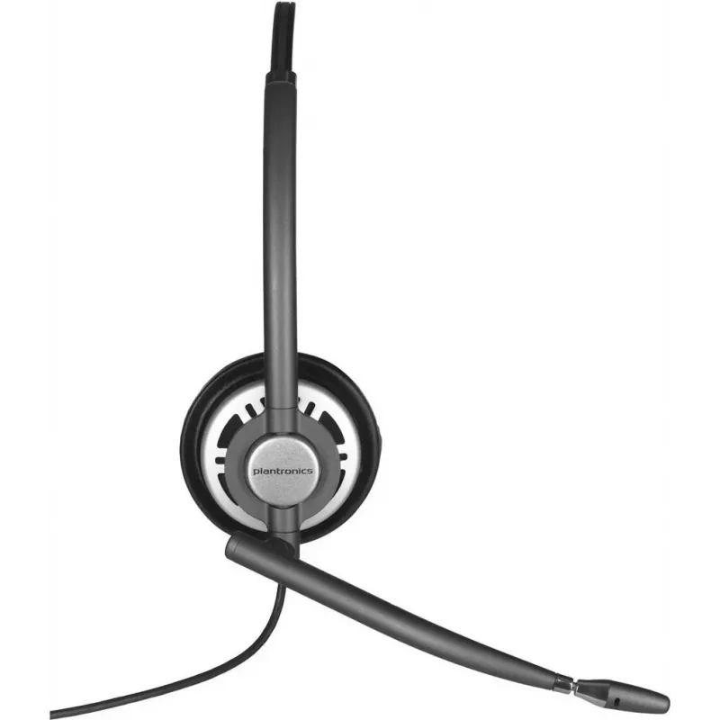 Headset com fios monaural Poly EncorePro HW710 com microfone com cancelamento de ruído, Quick Disconnect, preto