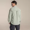 Camisa de manga comprida Craghoppers NosiLife Adventure LS Shirt III - camisa de viagem homem, Bay Leaf, Medium