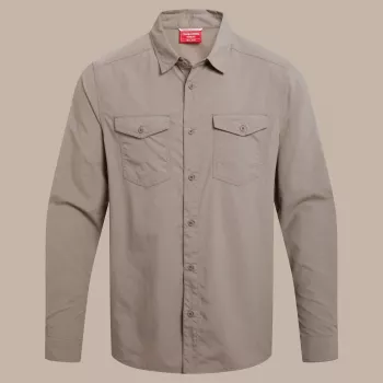 Camisa de manga comprida Craghoppers NosiLife Loukkos - Pebble - XL