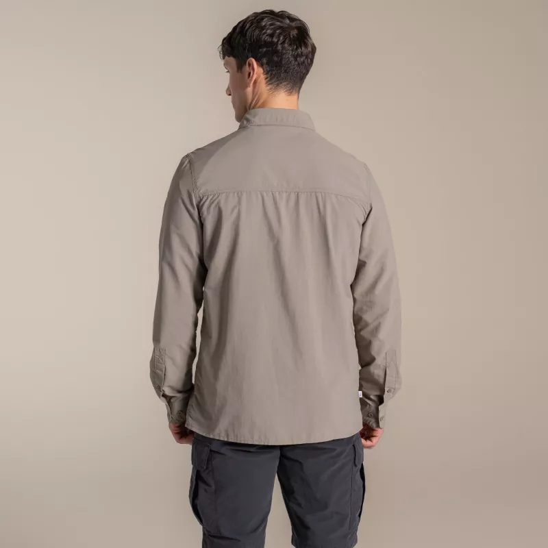 Camisa de manga comprida Craghoppers NosiLife Loukkos - Pebble - XL
