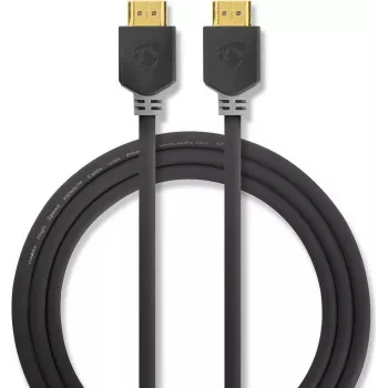 Cabo HDMI High Speed Nedis com Ethernet - 4K@60Hz, ARC, 18 Gbps, 1,00 m, antracite